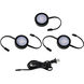 Line Voltage Puck Light LED Black Button Light