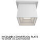 Downtown LED 3.5 inch White Outdoor Flush Mount in 3000K, dweLED