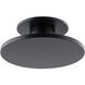 Twist-N-Lite LED 8 inch Black Semi-Flush Mount Ceiling Light, WAC Limited