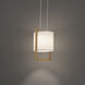 Park Avenue 1 Light 9.13 inch Aged Brass Pendant Ceiling Light