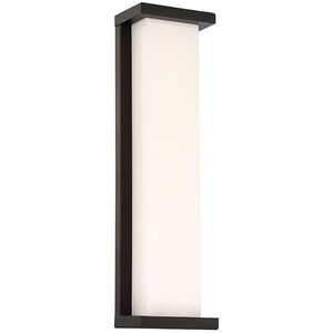 Case LED 20 inch Black Outdoor Wall Light, dweLED
