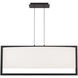 Park Avenue 1 Light 30.63 inch Black Linear Pendant Ceiling Light