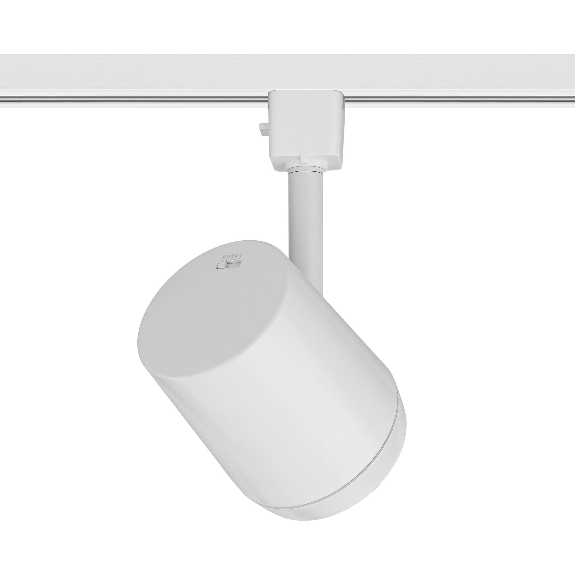 Ocularc 1 Light 120 White L Track Fixture Ceiling Light