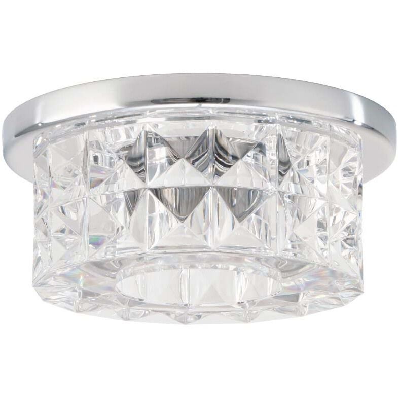 Elipse Integrated LED Clear Chrome Recessed Lighting