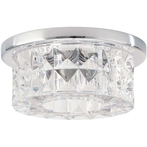Elipse Integrated LED Clear Chrome Recessed Lighting