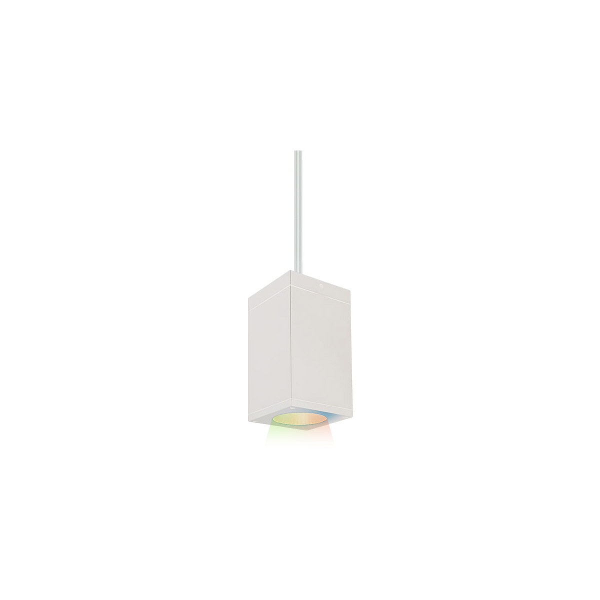 Cube Arch Graphite Mini Pendant Ceiling Light in Spot, 90, Color Changing