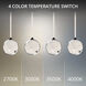 Roper LED 9 inch Black Mini-Pendant Ceiling Light, dweLED