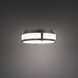 Constantine LED 14 inch Black Flush Mount Ceiling Light, dweLED