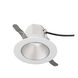 Aether LED B/Wt Recessed Lighting in 2700K, 85, Flood, Black White, Trim Only