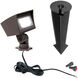 Tyler Bronze 8 watt LED Spot and Flood Lighting, WAC Landscape