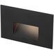 WAC 120V Step Light LED 1.5 inch Black ADA Step and Wall Light in 3000K Warm White LED, WAC Lighting