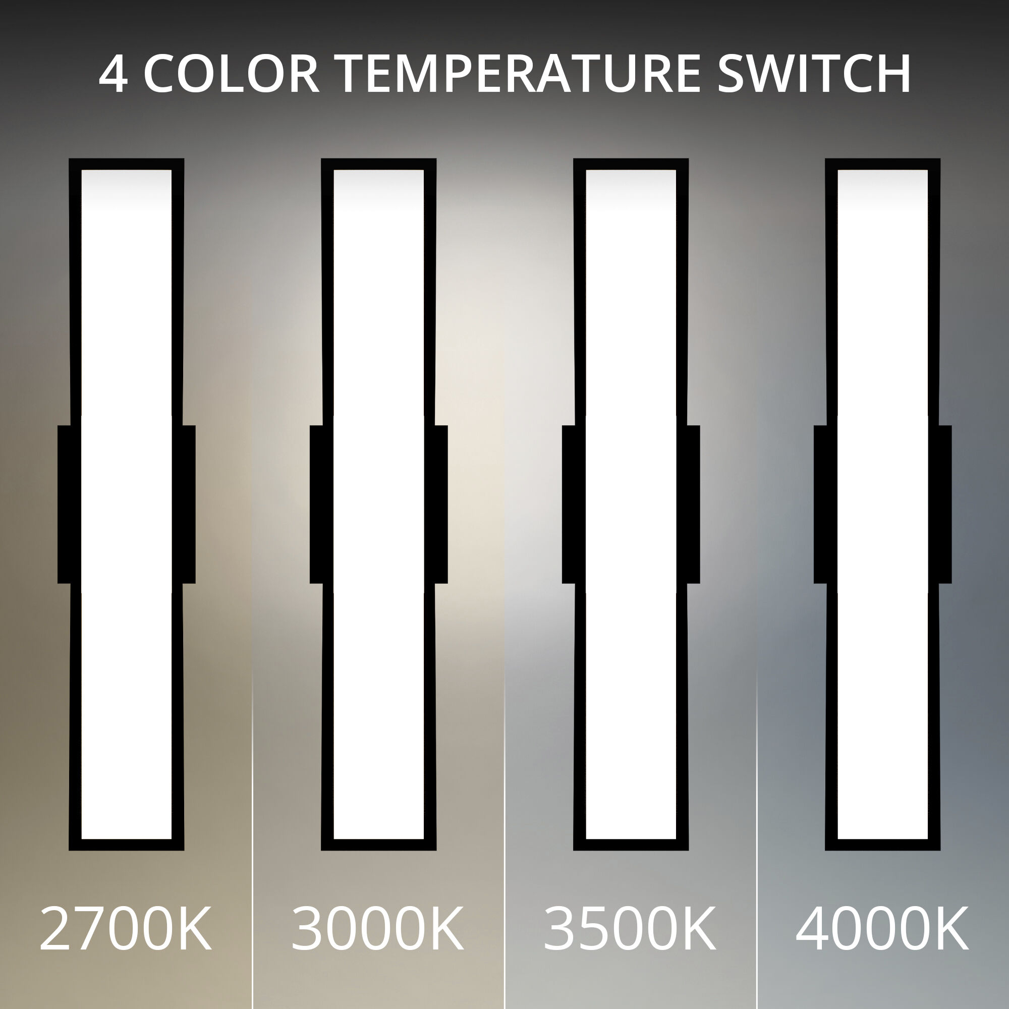 Jordan LED 24 inch Black Outdoor Wall Light in 3000K, dweLED