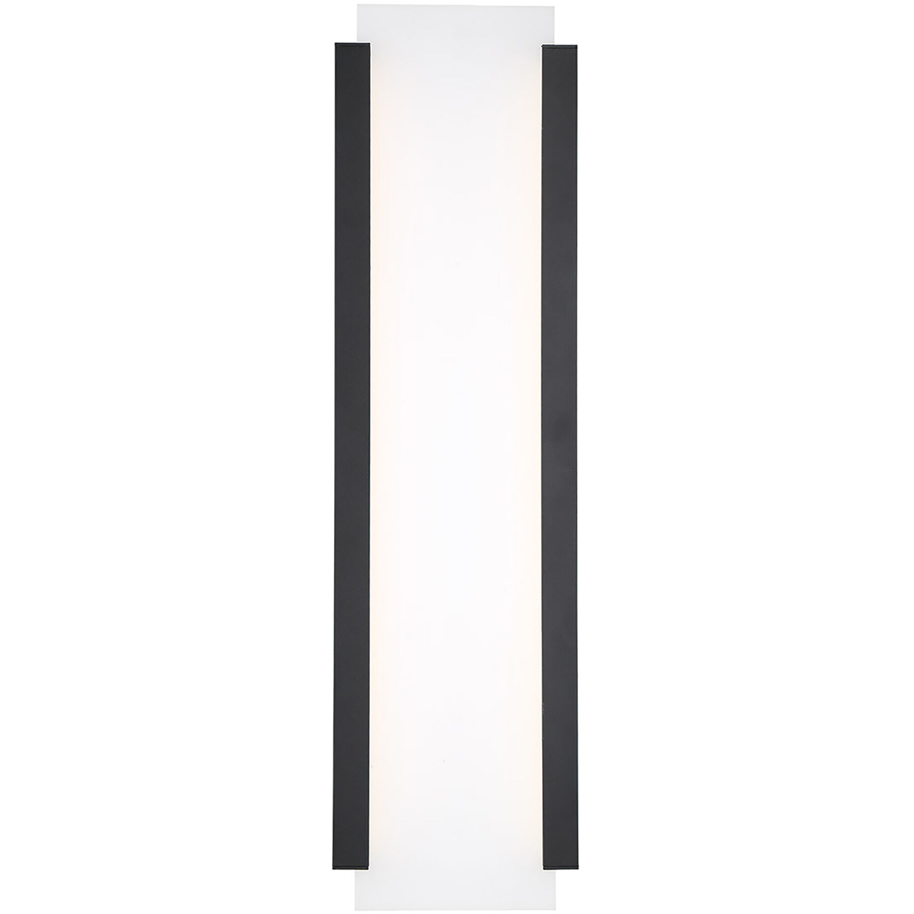 Fiction LED 26 inch Black Outdoor Wall Light, dweLED