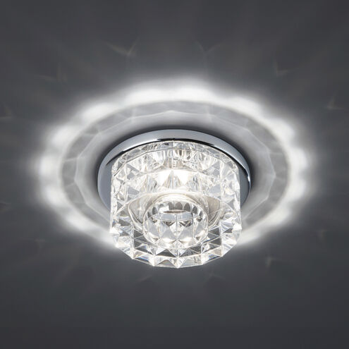 Elipse Integrated LED Clear Chrome Recessed Lighting