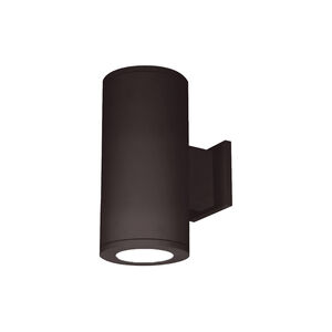 Tube Arch LED 5 inch Bronze Sconce Wall Light in 3000K, 90, Flood, Straight Up/Down 