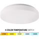 Blo LED 15 inch White Flush Mount Ceiling Light, WAC Limited