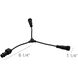 WAC 12VDC Strip Light Black Y-Connector, WAC Landscape