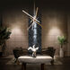 Parallax LED 29 inch Aged Brass Pendant Ceiling Light in 29in, dweLED