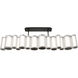 Troop LED 37.38 inch Black Linear Pendant Ceiling Light, dweLED