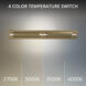 Spectacle LED 24 inch Aged Brass Bath Vanity & Wall Light in 4000K, dweLED