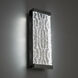 Fusion LED 20 inch Black Outdoor Wall Light, dweLED