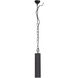 Estrella LED 2.5 inch Black Outdoor Mini-Pendant, WAC Landscape