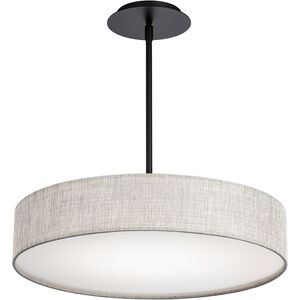 Manhattan LED 20 inch Black Pendant Ceiling Light, dweLED