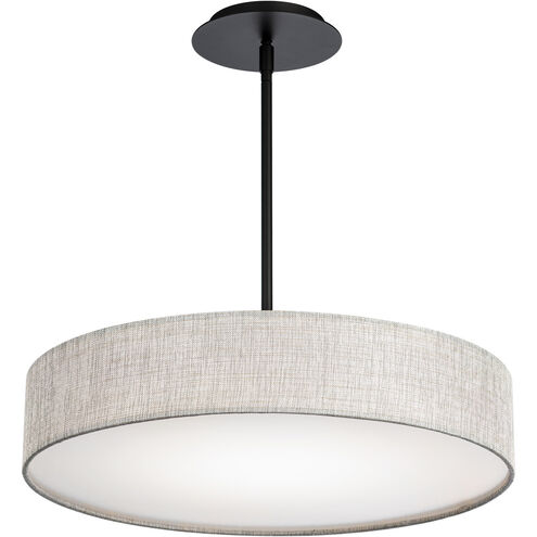 Manhattan LED 20 inch Black Pendant Ceiling Light, dweLED