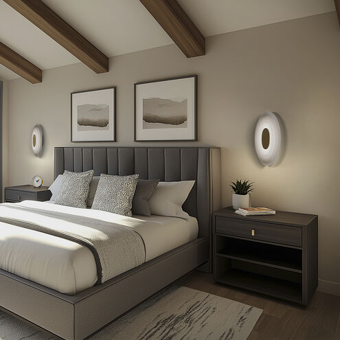 Orbix Wall Sconce Wall Light in 3500K, Black, dweLED