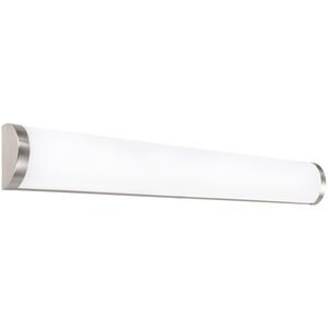 Fuse LED 3 inch Brushed Nickel Outdoor Wall Light in 3000K, 37in