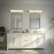 Bifold LED 22.25 inch Aged Brass Bath Vanity & Wall Light, dweLED