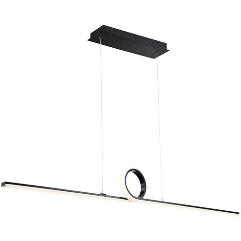 Loophole LED 2.38 inch Black Pendant Ceiling Light, dweLED