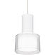 Twist-N-Lite LED 5 inch White Mini-Pendant Ceiling Light