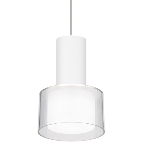Twist-N-Lite LED 5 inch White Mini-Pendant Ceiling Light
