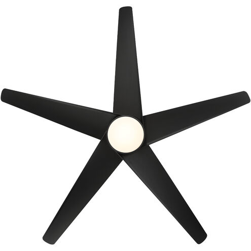 Viper 60 inch Matte Black Downrod Ceiling Fans, Smart Fan