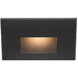 Tyler 120 3.8 watt Black Step and Wall Lighting in 2700K, WAC Lighting