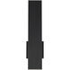Stag LED 2.5 inch Black Outdoor Wall Light in 3500K, dweLED