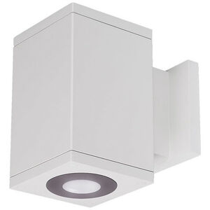 WAC Lighting Cube Arch LED 5 inch White Sconce Wall Light in 17, 3000K, 85, F-33 Degrees, B - Twrds wall DC-WS0517-F830B-WT - Open Box