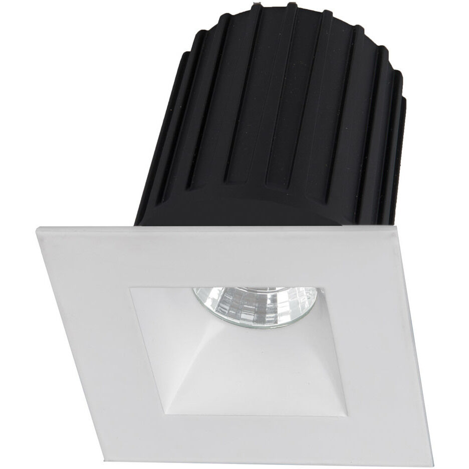 Ocularc LED Module - Driver Haze/White Recessed Trims in Flood, 2700K, Square