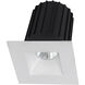 Ocularc LED Module - Driver Haze/White Recessed Trims in Flood, 2700K, Square