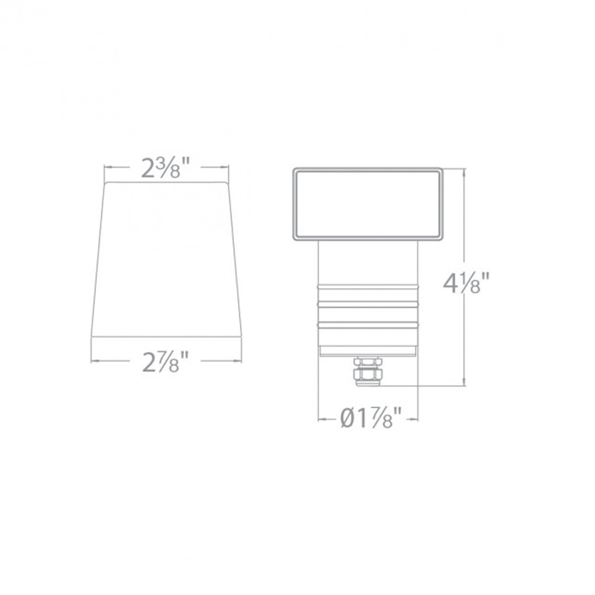 Tyler 12 4.1 watt Stainless Steel Coated in Bronze Path Lighting in 2700K, Bronzed Stainless Steel, WAC Landscape