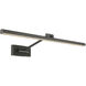 Reed 25 watt 33 inch Black Picture Light Wall Light, dweLED