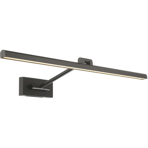 Reed 25.00 watt 32.5 inch Black Picture Light Wall Light, dweLED