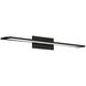 Line LED 36 inch Black Bath Vanity & Wall Light in 3000K, dweLED