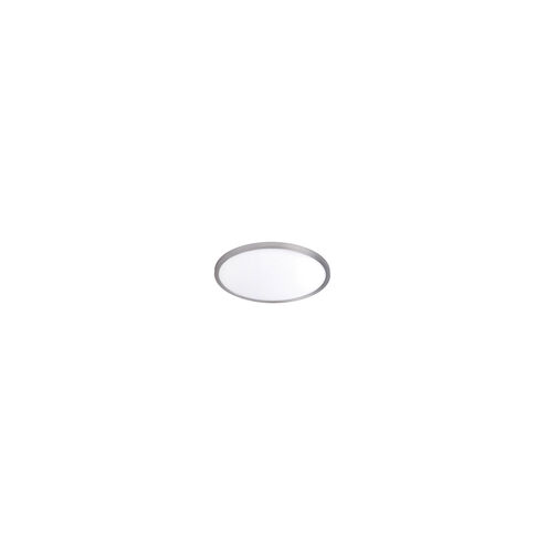 Round LED 15 inch White Flush Mount Ceiling Light in 3000K