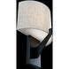 Fitzgerald LED 4 inch Black ADA Wall Sconce Wall Light in 3000K, dweLED
