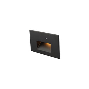 WAC Lighting Step Light With Photocell 120 2.00 watt Black On Aluminum Step Light WL-LED102-30-BK - Open Box