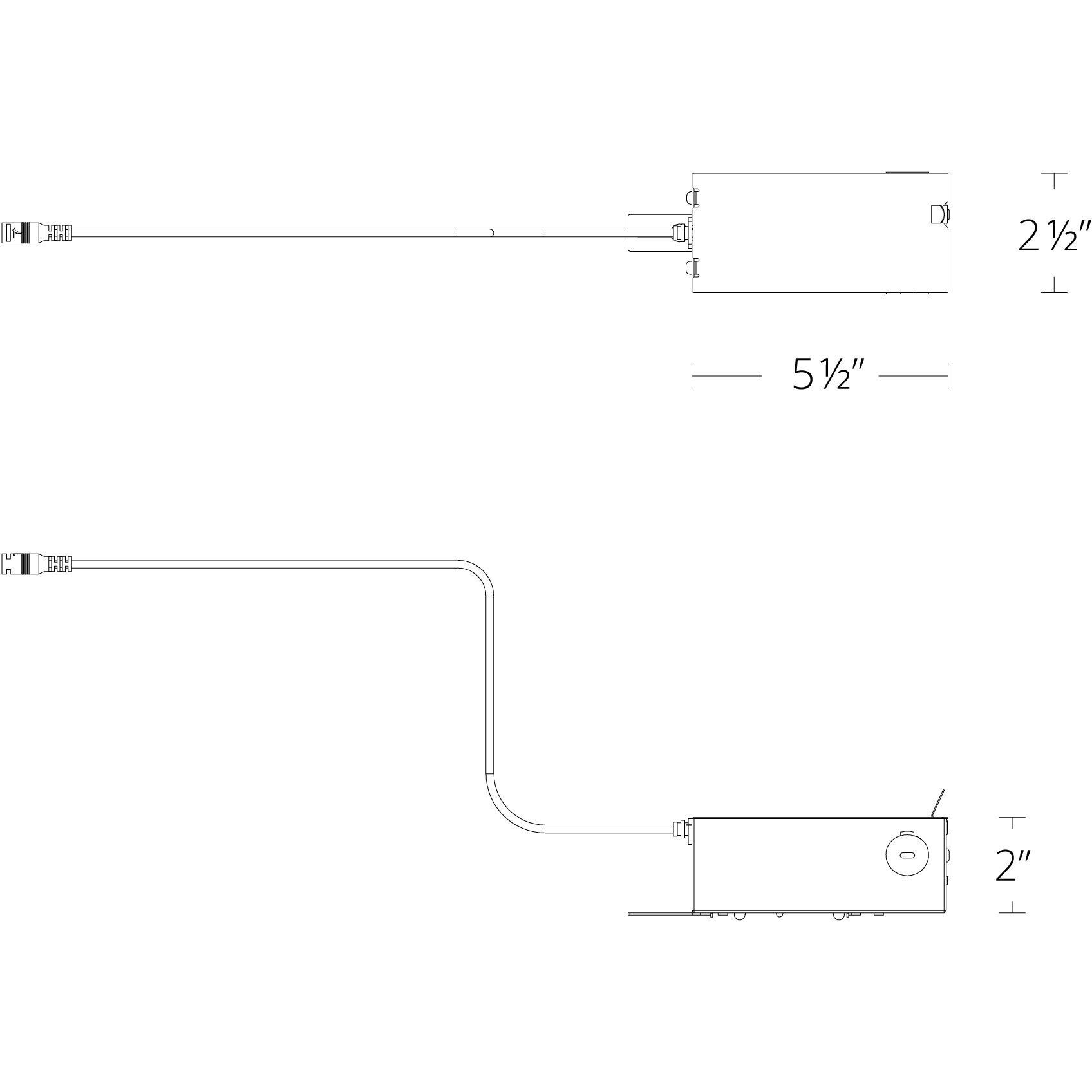 FQ Integrated LED Galvanized Steel Housing, Non-IC Housing Only