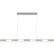 Super Star LED 60 inch Brushed Nickel Linear Pendant Ceiling Light, dweLED