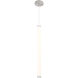 Flare LED 2.5 inch Brushed Nickel Mini-Pendant Ceiling Light, dweLED